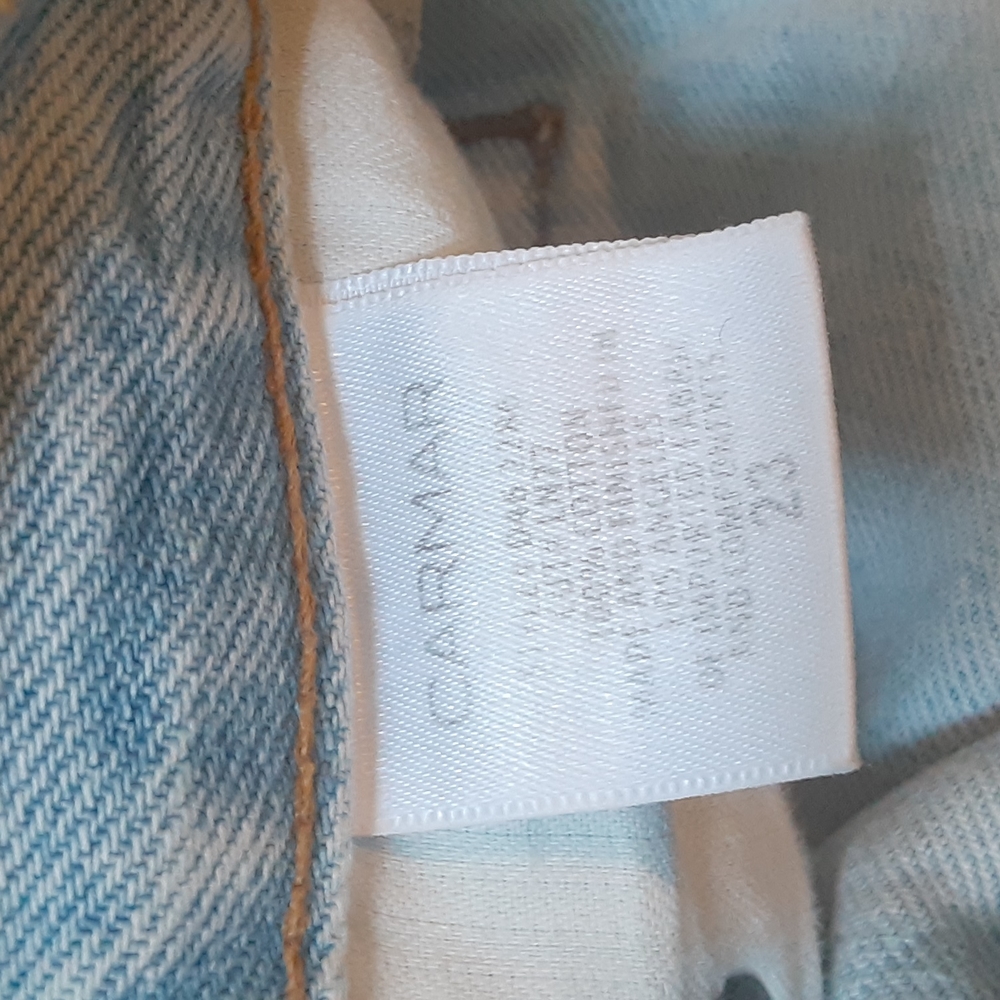 * CARMAR DISTRESSED BUTTON FLY JEANS SIZE 23 - Picture 7 of 14